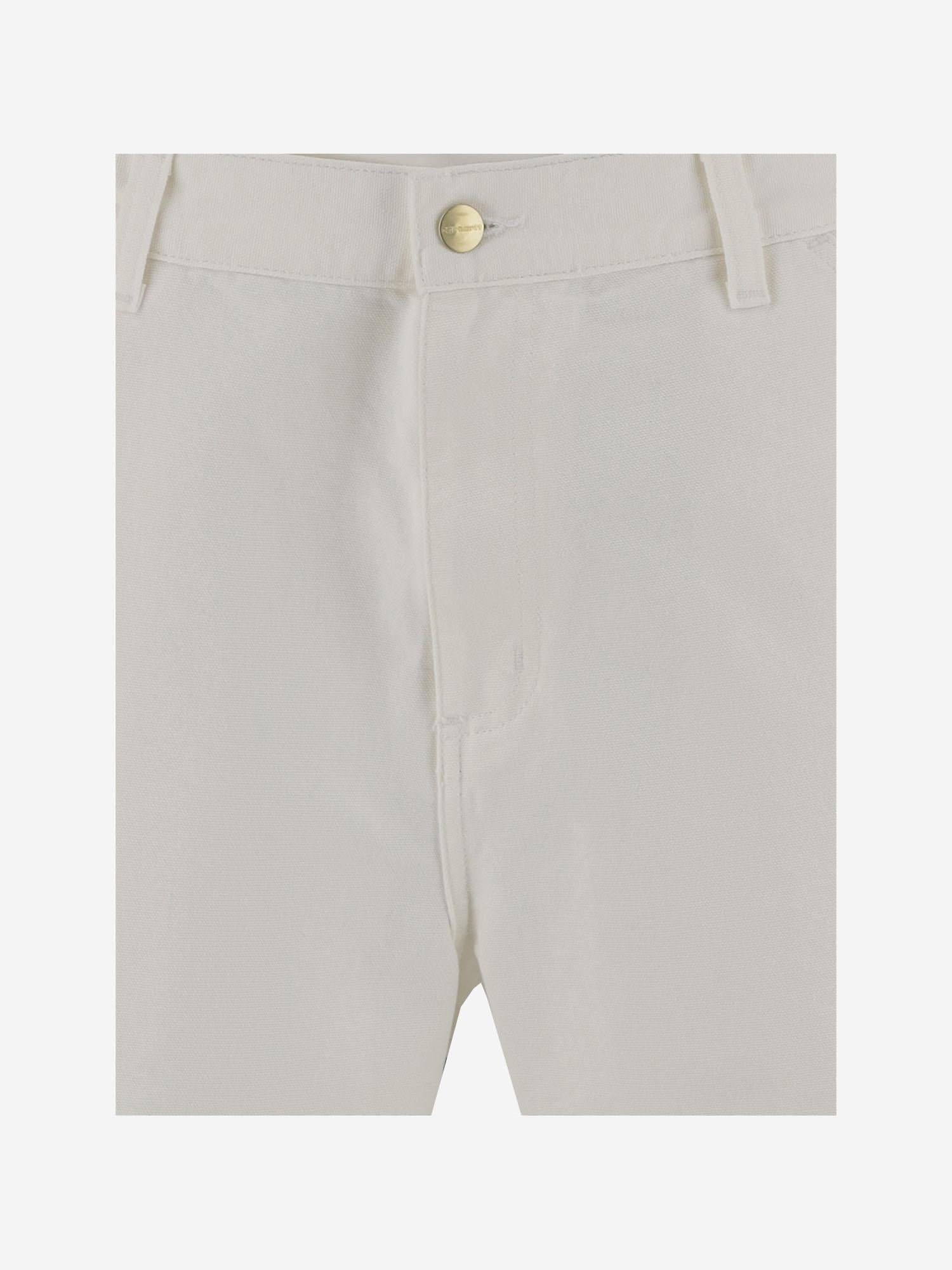 PANTALONI CORTI IN COTONE CON LOGO I027942 D602 CARHARTT WIP 