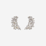 ORECCHINI IN OTTONE CON ZIRCONI J12VG0328 P5092043 JIL SANDER 