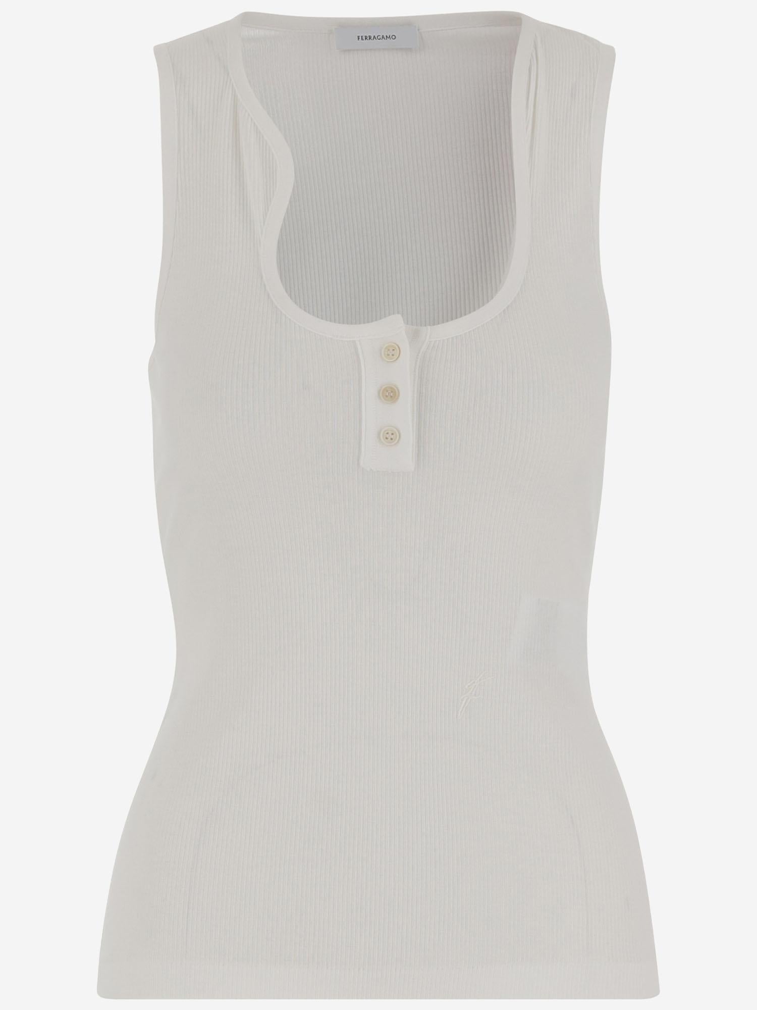 SALVATORE FERRAGAMO 113453WHITE