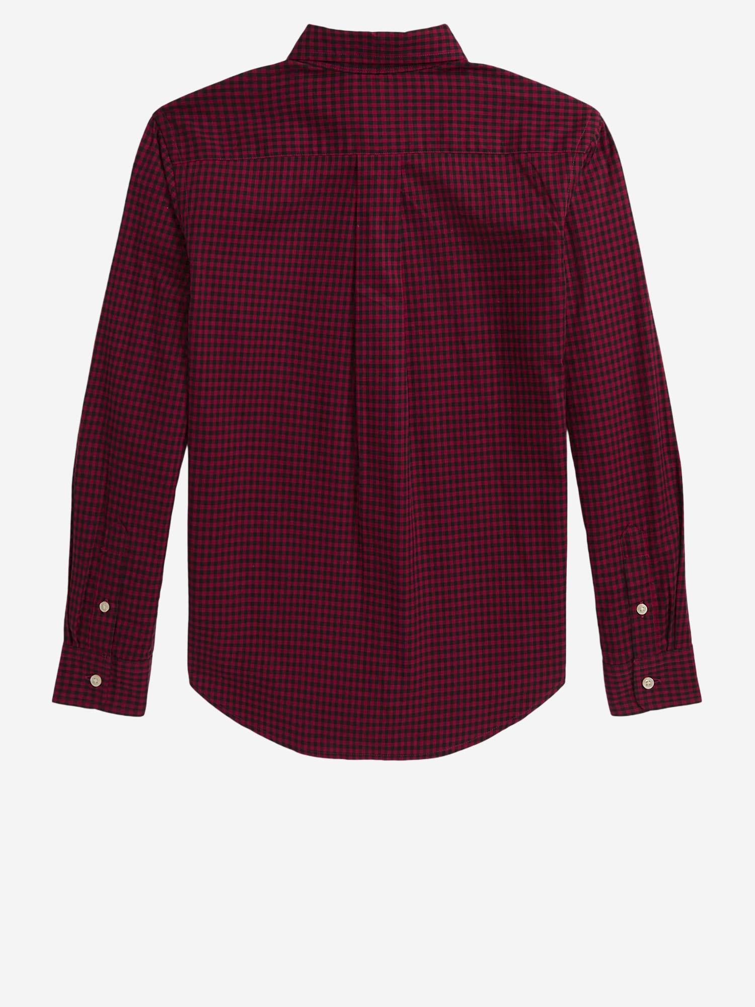 CAMICIA IN COTONE CON MOTIVO A QUADRI 323980977 001 POLO RALPH LAUREN KIDS 