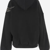 FELPA IN COTONE CON STELLA WDTJ324864U BK WE11 DONE 