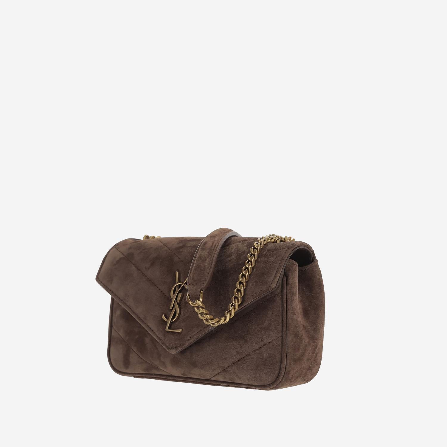 Borsa loulou mini in suede 821749 1U8272358 SAINT LAURENT 