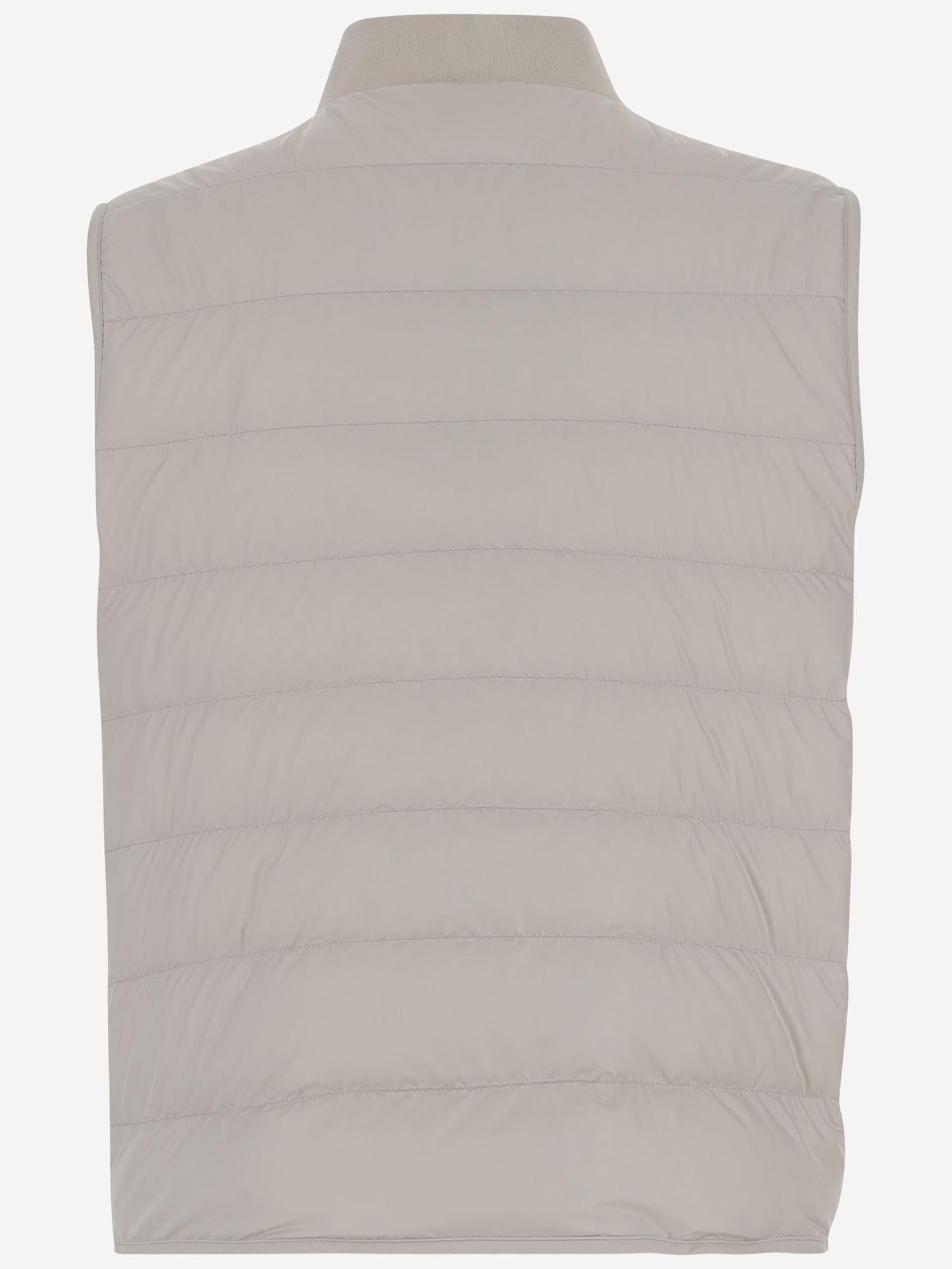 GILET CON LOGO IN NYLON 1A00068597X2 215 MONCLER ENFANTS 