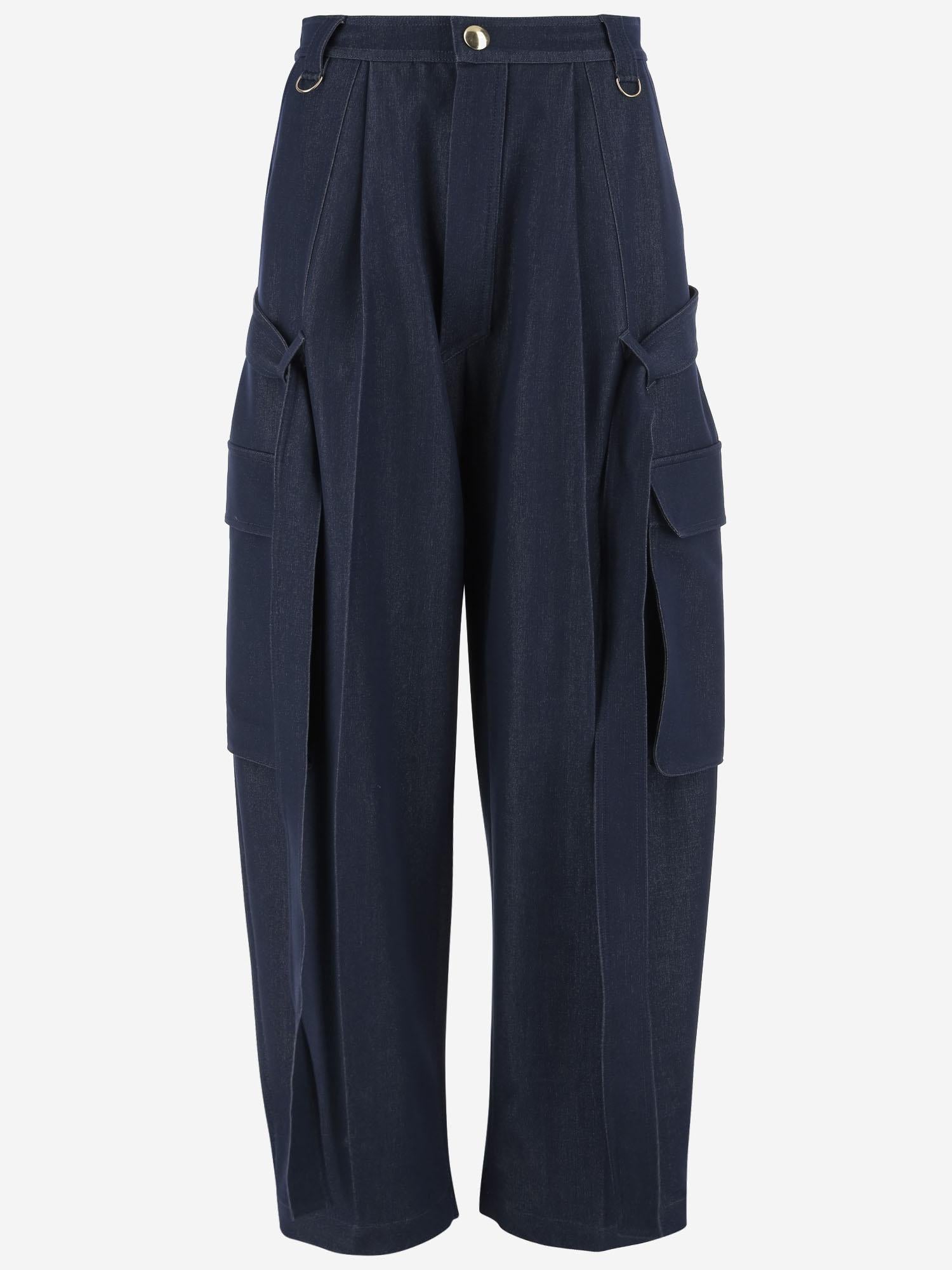 PANTALONI RUTH IN MISTO VISCOSA WTR77 FAC980059 DARKPARK 