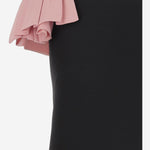 ABITO CORTO IN CREPE COUTURE 6B3VAEQ01CF R2X VALENTINO 