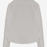 CAMICIA CROPPED IN COTONE FSH770CO0031 168 AMI 
