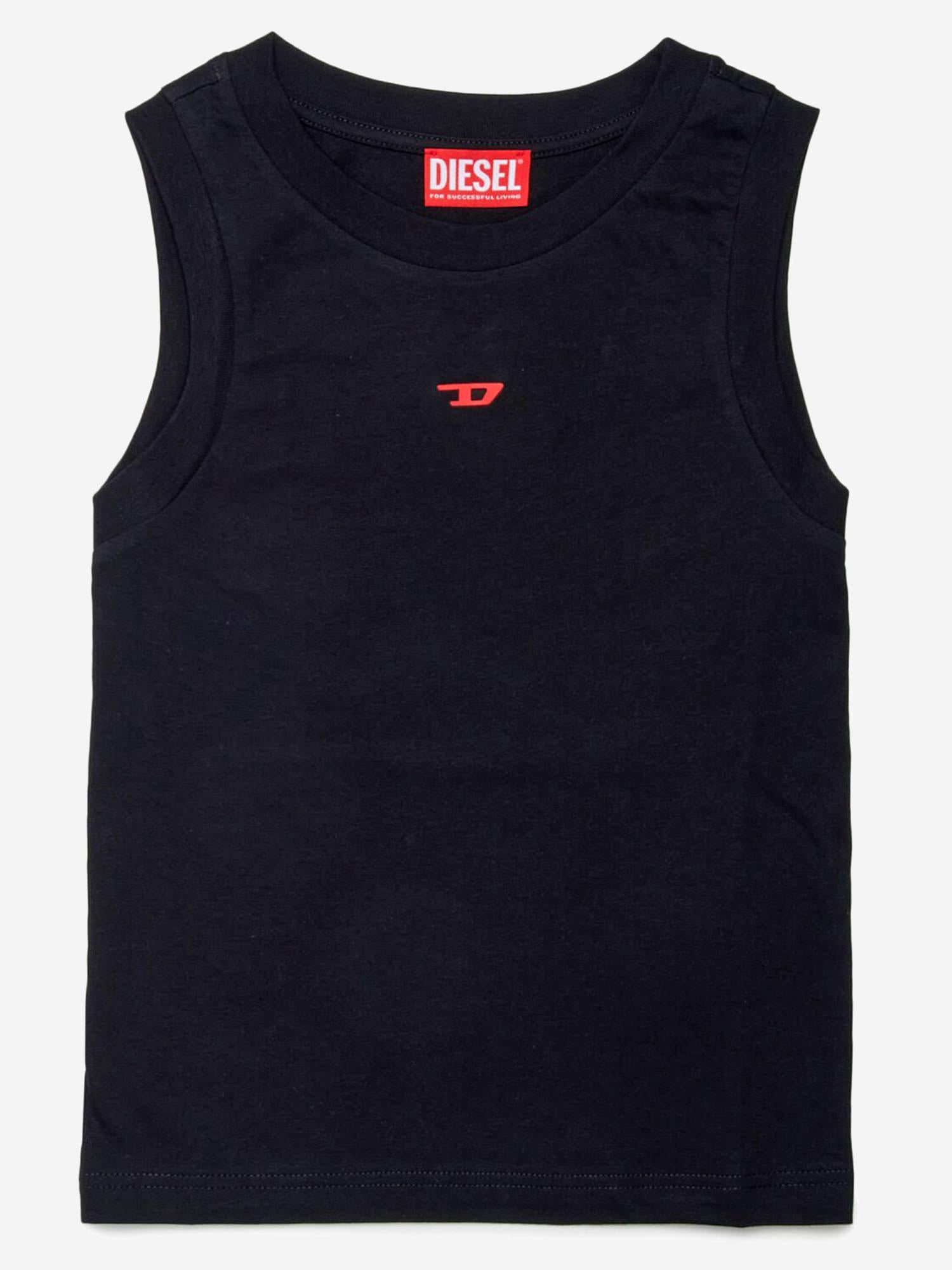 TANK TOP MTIARDY IN COTONE J02741 00YI9K100 DIESEL KIDS 