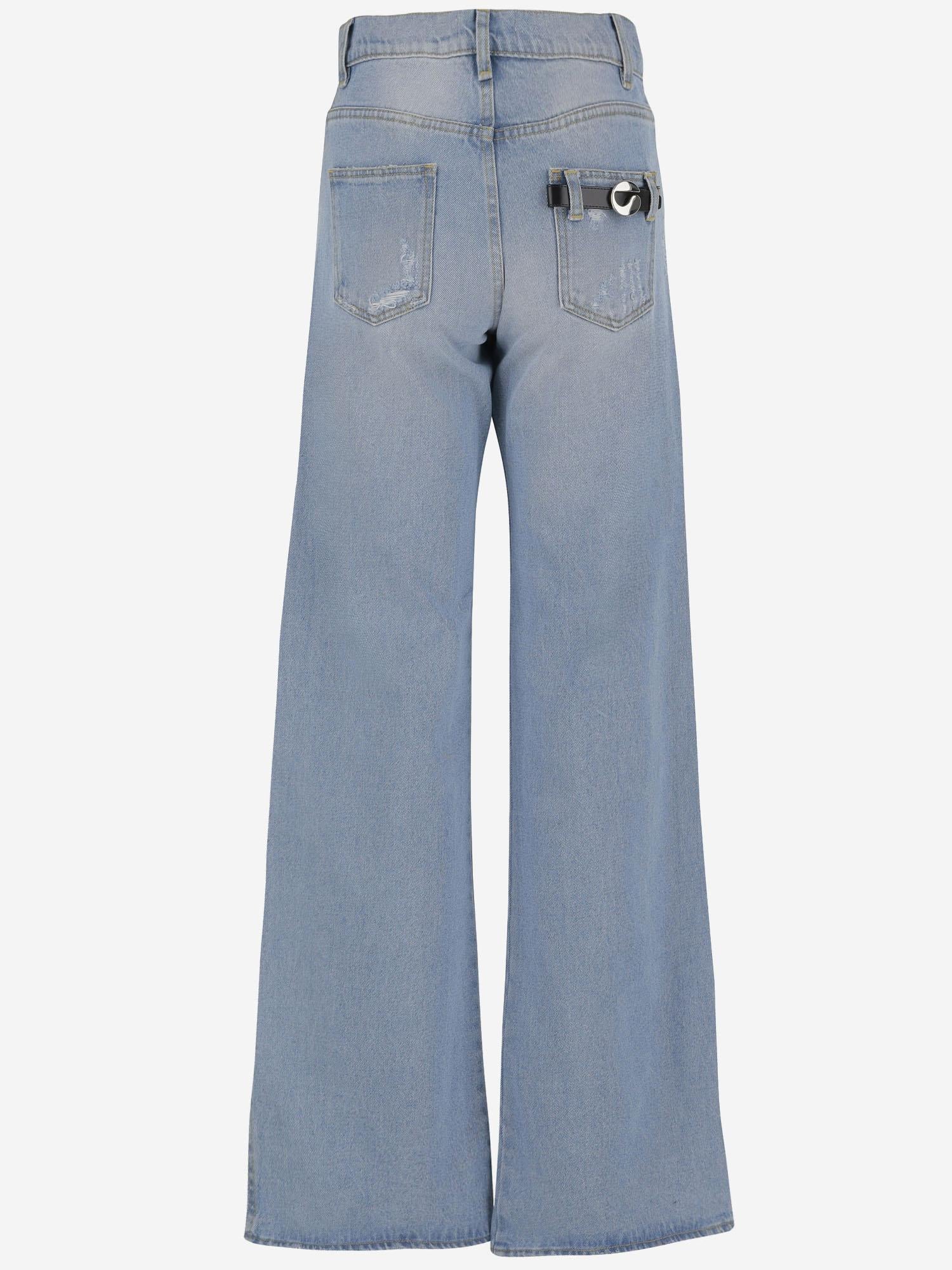 JEANS IN DENIM DI COTONE COPP95F2008B BLU COPERNI 