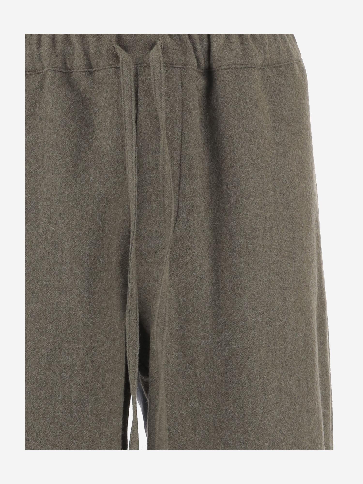 PANTALONI DA JOGGING IN LANA MTR35 FAW320061 DARKPARK 