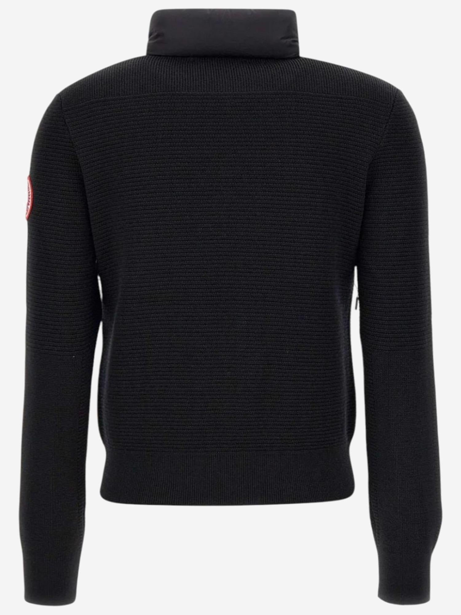 MAGLIA IN LANA CON PANNELLO TRAPUNTATO 6830L 9061 CANADA GOOSE 