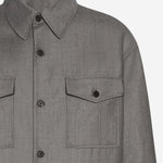 CAMICIA DASHIELL IN LANA VERGINE 1085W4084 GRY THE ROW 