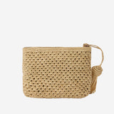 POCHETTE IN RAFIA CON LOGO RAFP001 00878L MC2 SAINT BARTH 