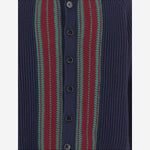 CARDIGAN IN LANA CON BANDE A CONTRASTO 823399 XKEXL4551 GUCCI KIDS 