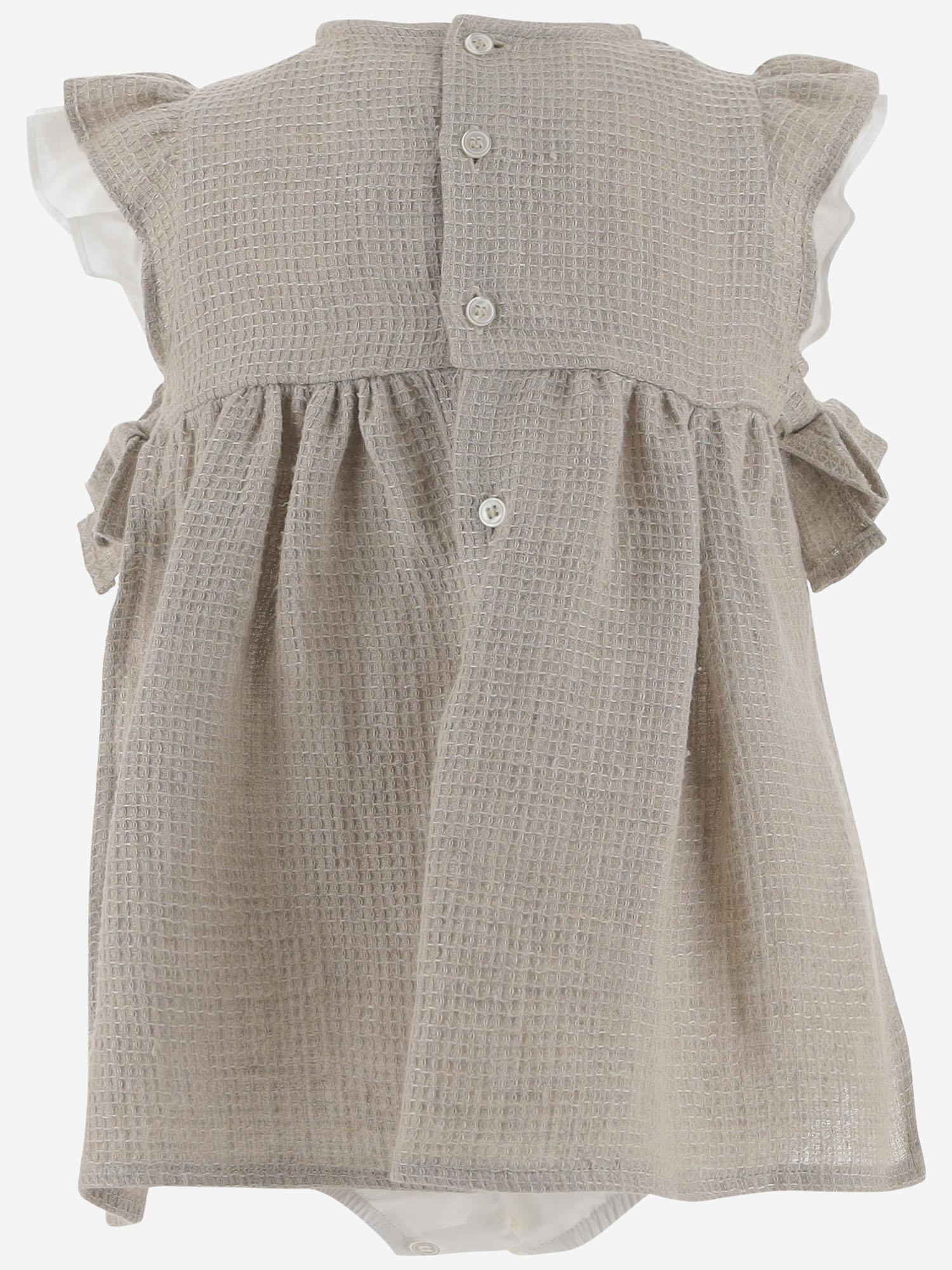 Abito due pezzi in cotone P25PQ046L0017 140 IL GUFO KIDS 