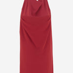 ABITO IN SETA CON SCOLLO ALLAMERICANA 8B0VAJX4 1MMR9M VALENTINO 