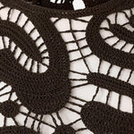 Top in crochet geometrico 106438 A354M05 PINKO 