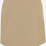 Minigonna trench in gabardine di cotone 8110354 FLAX BURBERRY 