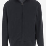 MAGLIA CON ZIP IN MISTO COTONE M16009067B 967CMG VINCE 