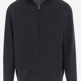 MAGLIA CON ZIP IN MISTO COTONE M16009067B 967CMG VINCE 
