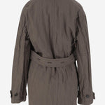 GIACCA EFFETTO INCRESPATO IN COTONE 13G998 CONCRETE SALVATORE FERRAGAMO 