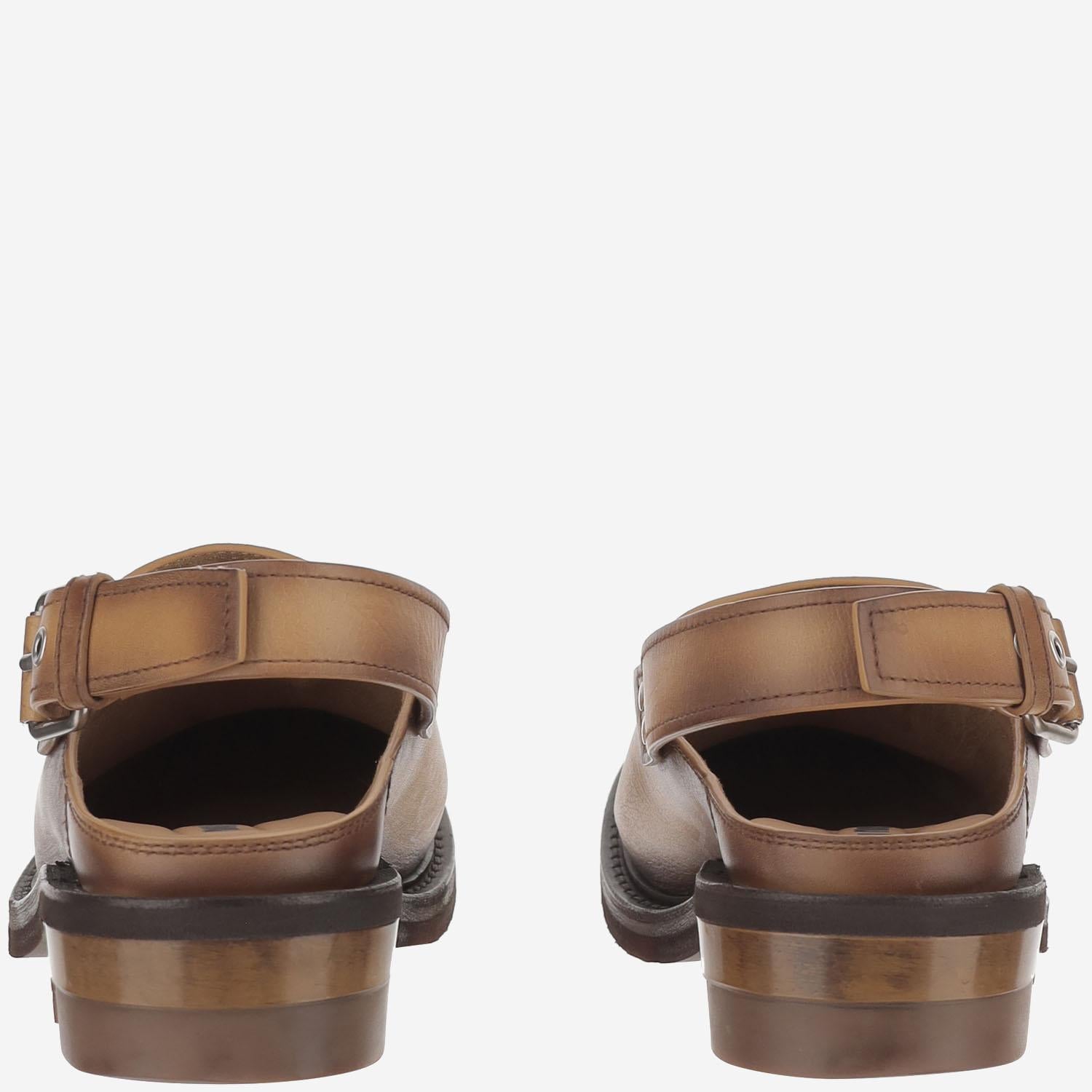 Sabot Foule in pelle 5R667E 5ODF0054 MIU MIU 