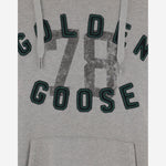 FELPA IN COTONE CON LOGO GUP02170P001861 60583 GOLDEN GOOSE 