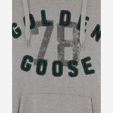 FELPA IN COTONE CON LOGO GUP02170P001861 60583 GOLDEN GOOSE 