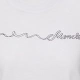 T-SHIRT IN COTONE CON LOGO 8C00017 89B8Y00A MONCLER 