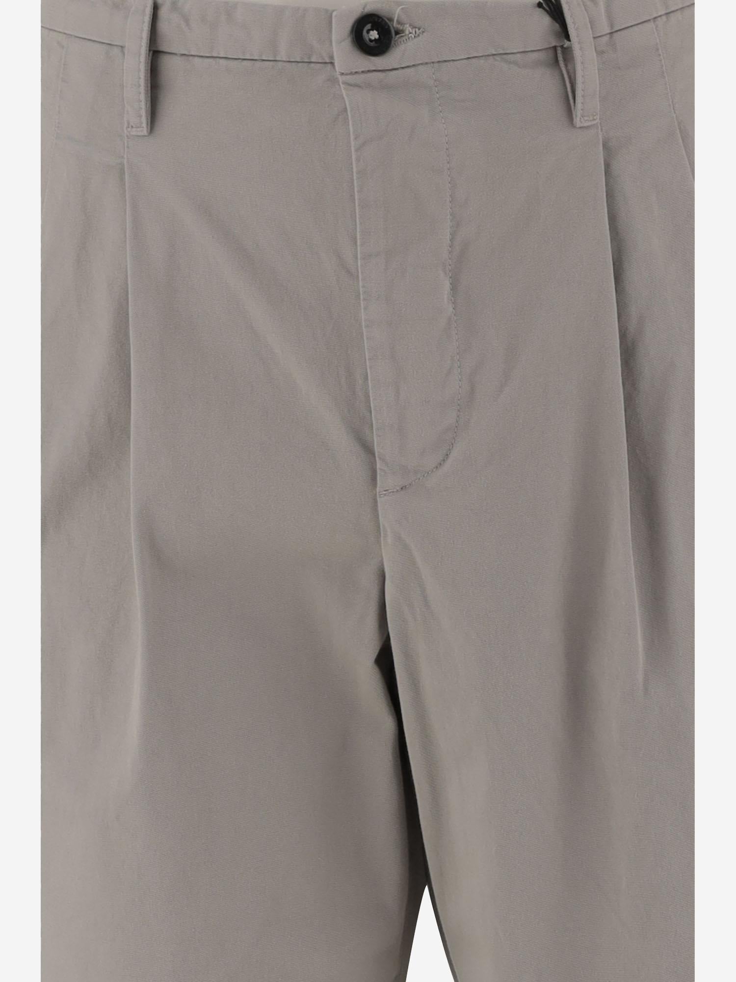 PANTALONI AMPI IN GABARDINE DI COTONE 20CMPA136A 110458G904 CP COMPANY 