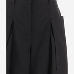 PANTALONI CROPPED IN COTONE E SETA S359Y04XHW 1100 LOEWE 