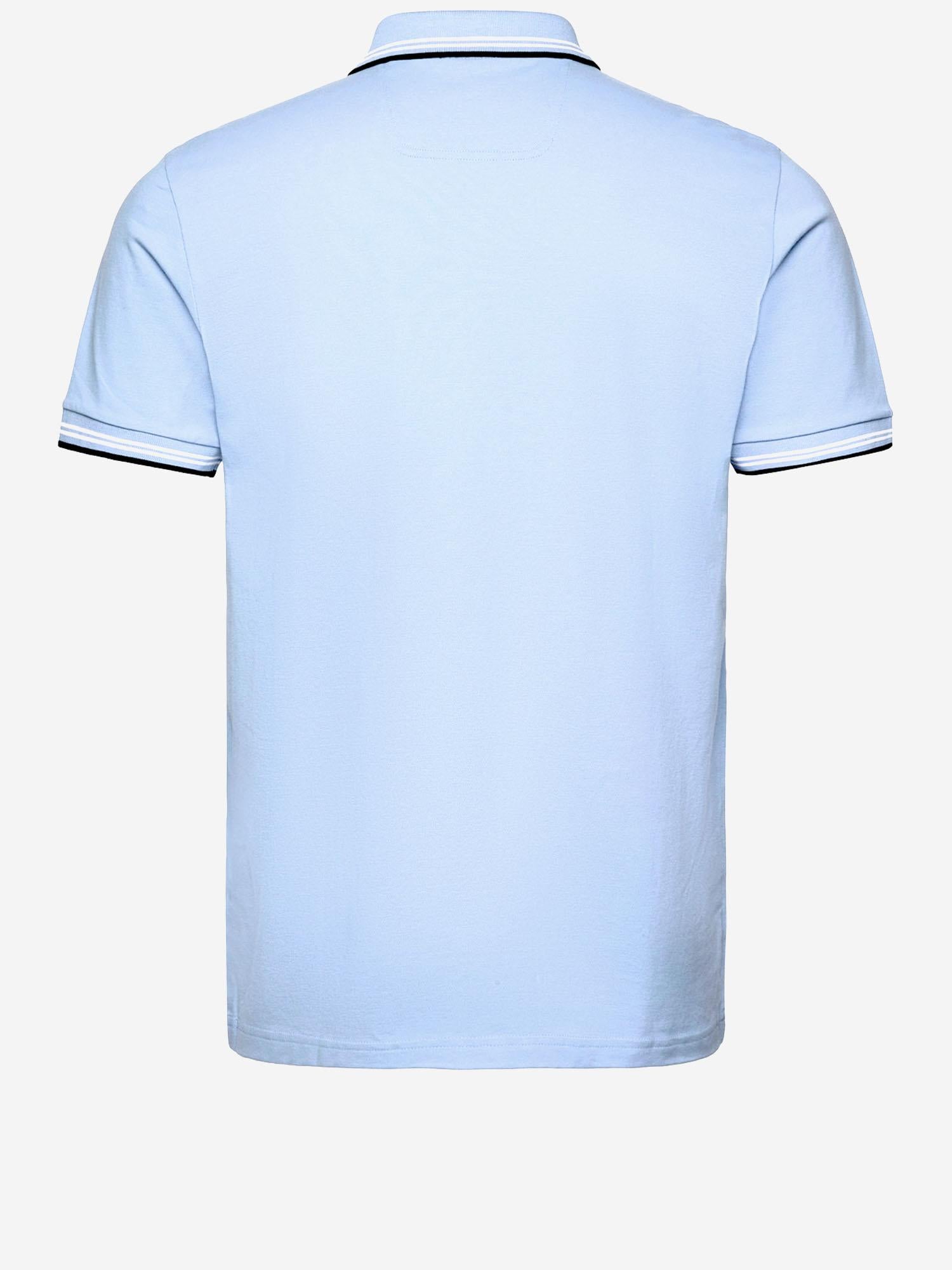 Polo in cotone stretch con logo 50506193 460 HUGO BOSS 