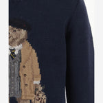 MAGLIONE IN COTONE CON POLO BEAR 313978870 001 POLO RALPH LAUREN KIDS 