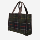 BORSA TOTE TURNBERRY IN MISTO LANA CON MOTIVO CHECK LBA0424 OL91 BARBOUR 