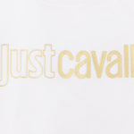 T-SHIRT IN COTONE CON LOGO 80OAHT08 CJ500003 JUST CAVALLI 