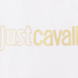 T-SHIRT IN COTONE CON LOGO 80OAHT08 CJ500003 JUST CAVALLI 
