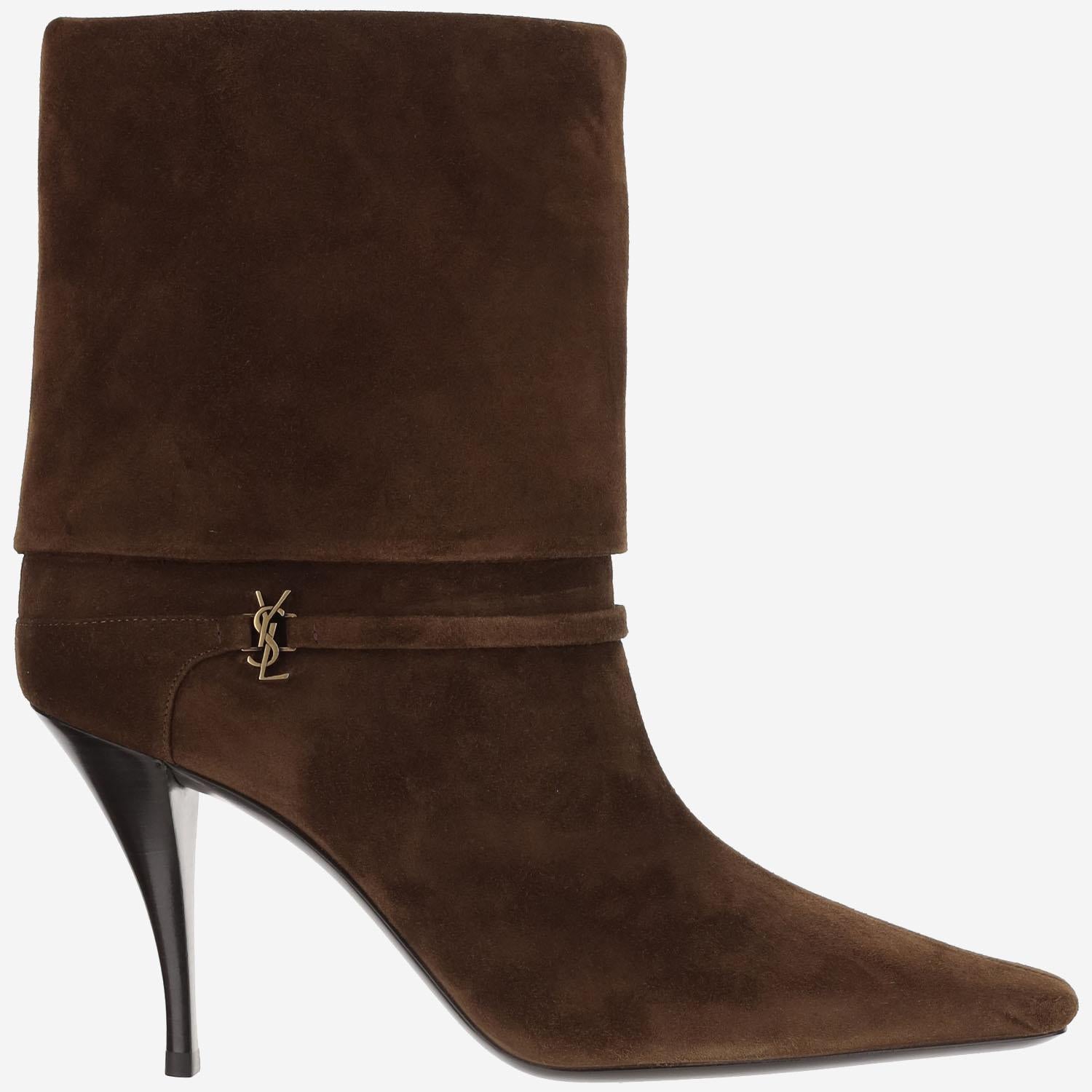 STIVALETTI NIKI IN SUEDE 801393 0LI002701 SAINT LAURENT 