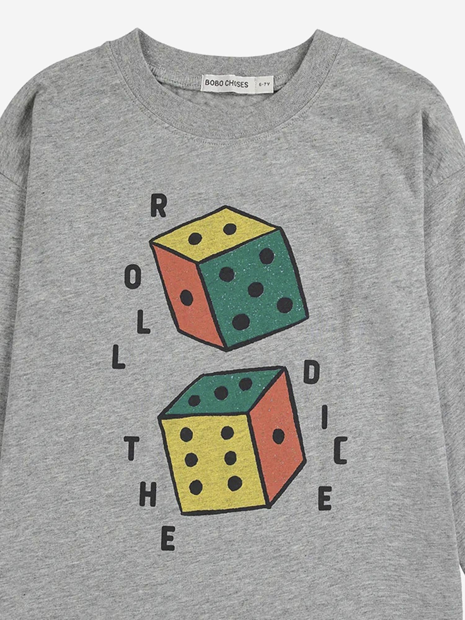 T-SHIRT IN COTONE CON STAMPA B225AC015  BOBO CHOSES KIDS 