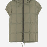 GILET COZY ARCO IN NYLON COZY ARCO VEST MICROOLIVEGREEN IENKI IENKI 