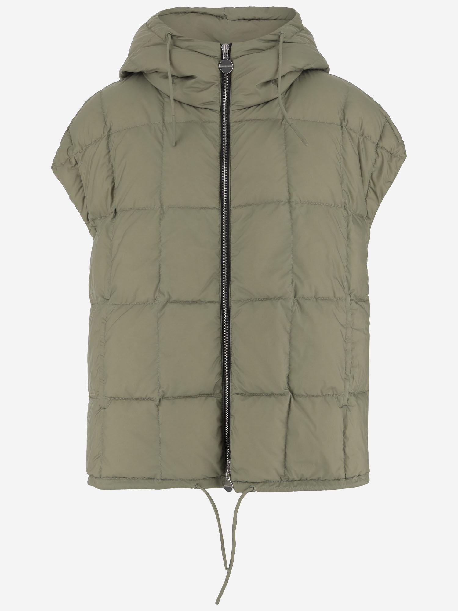 GILET COZY ARCO IN NYLON COZY ARCO VEST MICROOLIVEGREEN IENKI IENKI 