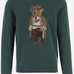MAGLIONE IN LANA E CASHMERE CON POLO BEAR 710978308 001 POLO RALPH LAUREN 