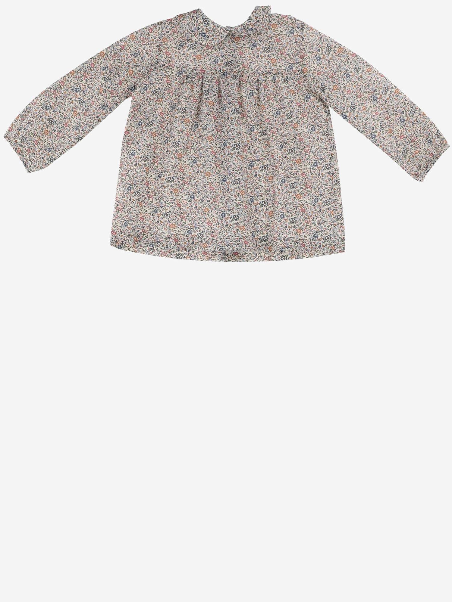 CAMICIA IN COTONE CON MOTIVO FLOREALE FIONA 505 NICOLETTA FANNA KIDS 