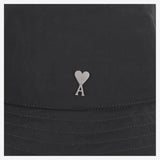 CAPPELLO BUCKET IN NYLON CON LOGO UHA671PA0035 020 AMI 