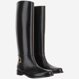 STIVALI JULIA 25 IN PELLE 840698 AAEHR1000 SAINT LAURENT 