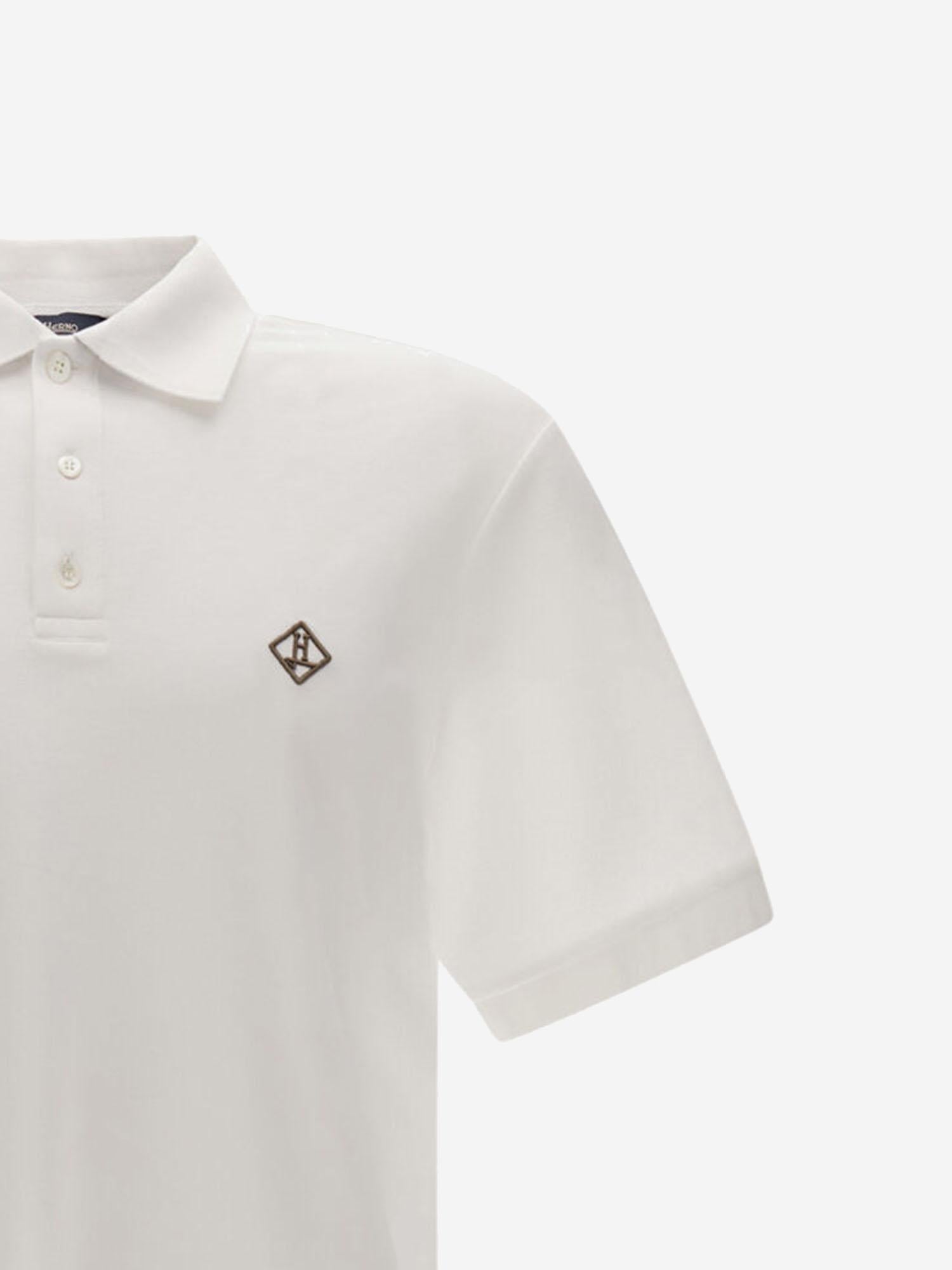 POLO IN COTONE CON LOGO JPL00135U 540051000 HERNO 