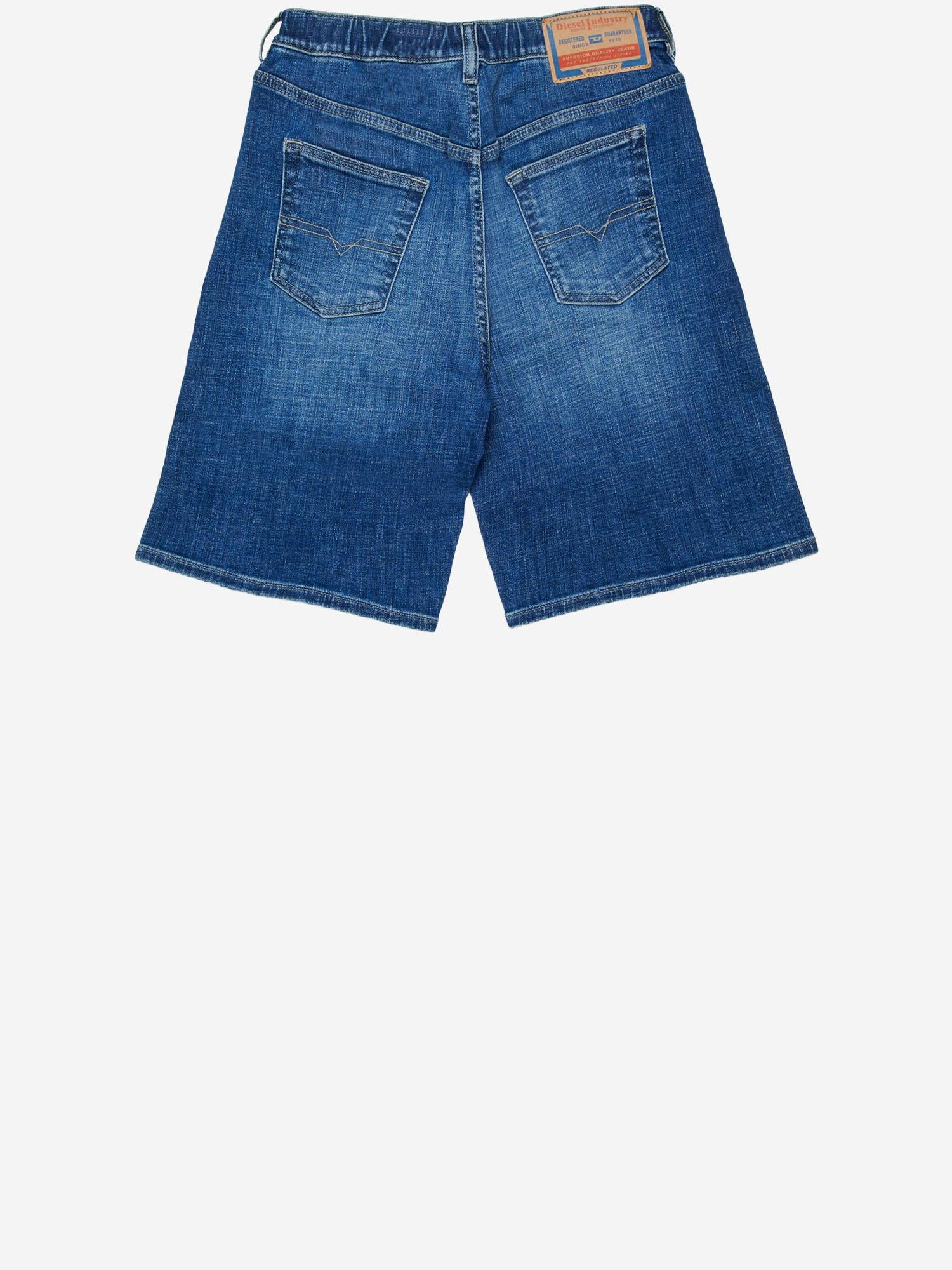 JEANS CORTI PROXI IN COTONE STRETCH J02548 KXBSCK01 DIESEL KIDS 