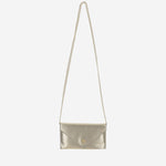 BORSA MINI PIATTA IN PELLE 105347 A2O9ZZLV PINKO 