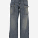 JEANS IN DENIM IN DENIM DI COTONE GWP603 183CF0013 MIU MIU 