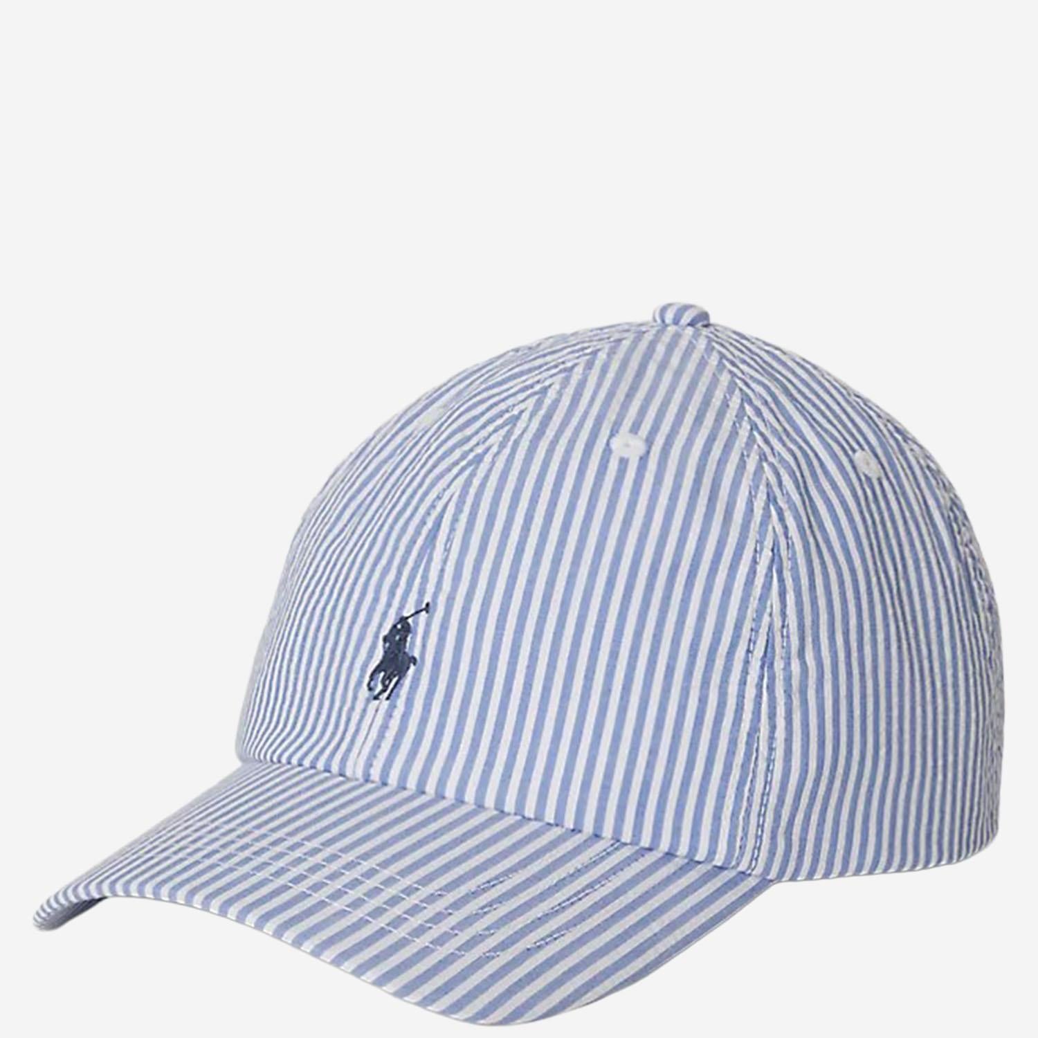 CAPPELLO DA BASEBALL IN COTONE A RIGHE 323B21501 001 POLO RALPH LAUREN KIDS 