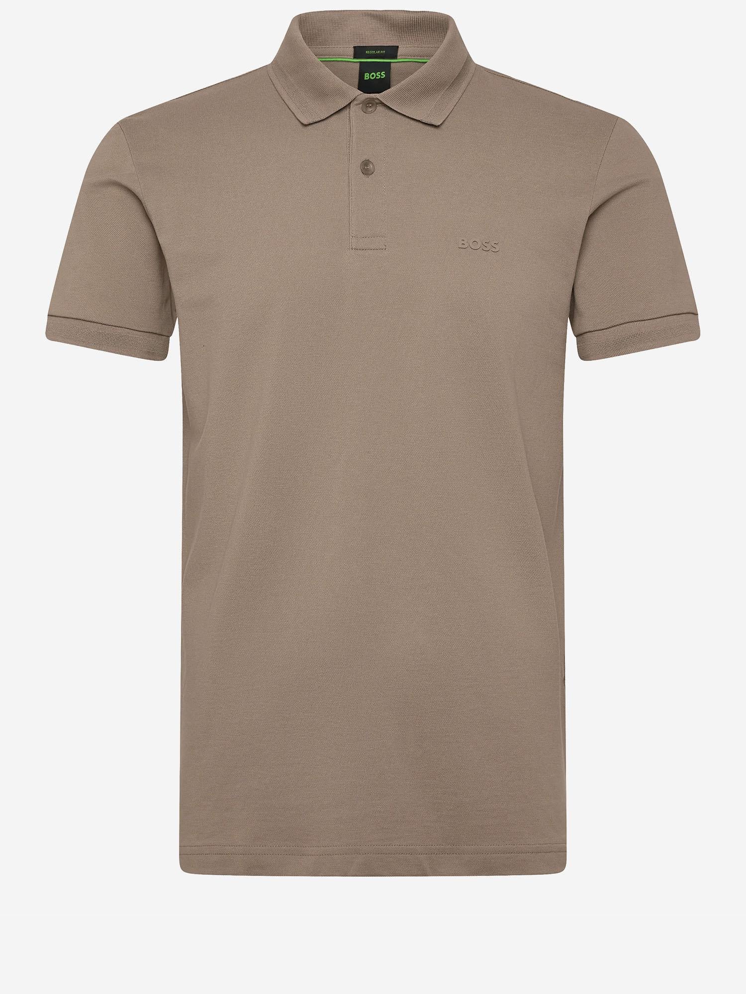 Polo in cotone con logo 50554574 334 HUGO BOSS 