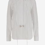 CAMICIA IN POPELINE DI COTONE CON MORSETTO 831912 Z8B2P9000 GUCCI 